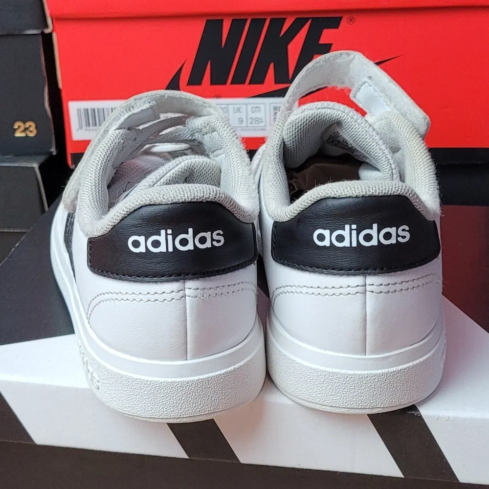 Adidas White and Black Sneakers
